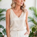  Sleek Comfort V-Neck Tank Top | S-XXL