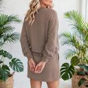  Velora Cozy Drop Shoulder Drawstring Mini Skirt Set | S-XL