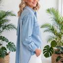  Patch & Stripe Button Down Shacket | S-XL