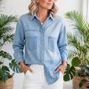  Patch & Stripe Button Down Shacket | S-XL