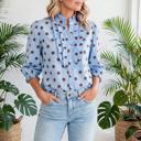  Polka & Stripe Style Shift Top | S-XL