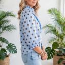  Polka & Stripe Style Shift Top | S-XL