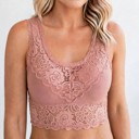 S-M First Blush Seamless Lace Bralette