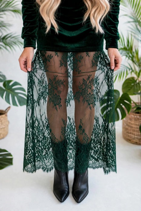 Velvet Lace Grace Maxi Dress | S-XL