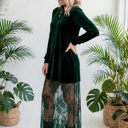  Velvet Lace Grace Maxi Dress | S-XL