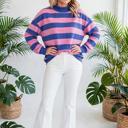  Chroma Stripe Relaxed Sweatshirt | S-XL