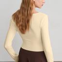  Second Skin Built-In Bra V-Neck Top | S - XL