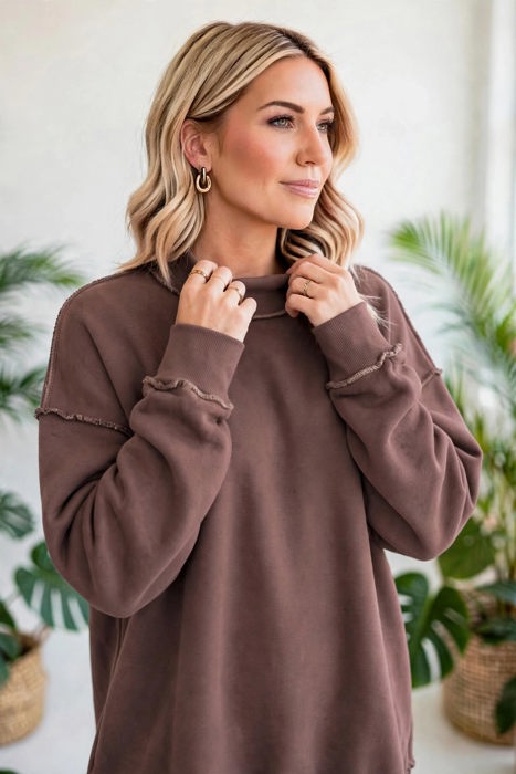 Switch & Snug Oversized Reversible Sweatshirt | S-XL
