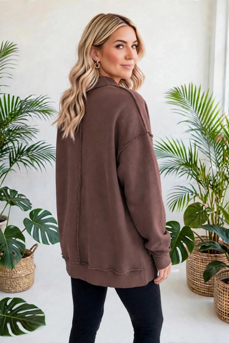Switch & Snug Oversized Reversible Sweatshirt | S-XL