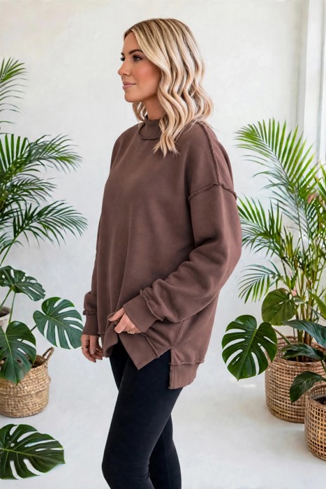 Switch & Snug Oversized Reversible Sweatshirt | S-XL