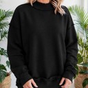 Small Black Switch & Snug Oversized Reversible Sweatshirt | S-XL