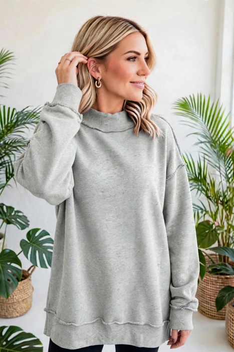 Switch & Snug Oversized Reversible Sweatshirt | S-XL