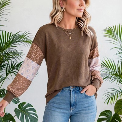 Rosalie Textured Floral Pullover Tunic | S-XL