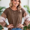  Rosalie Textured Floral Pullover Tunic | S-XL