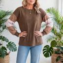  Rosalie Textured Floral Pullover Tunic | S-XL