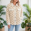  Cozy Checkered Corduroy Shacket | S-XL