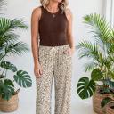  Trendy Leopard Elastic Waistband Loose Pants | S-XL