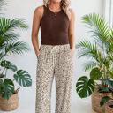  Trendy Leopard Elastic Waistband Loose Pants | S-XL