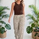  Trendy Leopard Elastic Waistband Loose Pants | S-XL