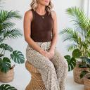  Trendy Leopard Elastic Waistband Loose Pants | S-XL