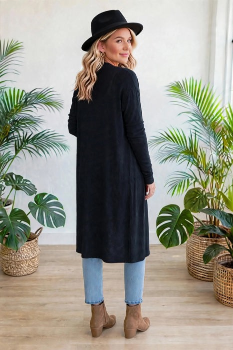 Essential Tunic Layer Long Cardigan | S-XL