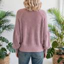  Celeste Texture Knit Button V Neck Cardigan | S-XL
