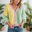  Trend Stitch Drop-Shoulder Cardigan | S-XL