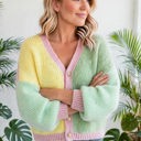  Trend Stitch Drop-Shoulder Cardigan | S-XL