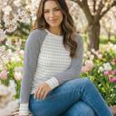  Spring Easy Patchwork Stripe Raglan Top | S-XL