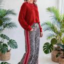  WildMuse Patchwork Elastic Waist Jeans | S-XL
