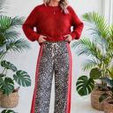  WildMuse Patchwork Elastic Waist Jeans | S-XL