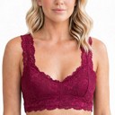 Small Wine Lace Racerback Bralette