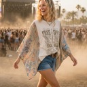  The  Boho Poncho Tee | S-L