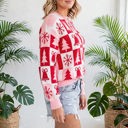  Yuletide Plaid Tunic Knitwear Sweater | S-XL