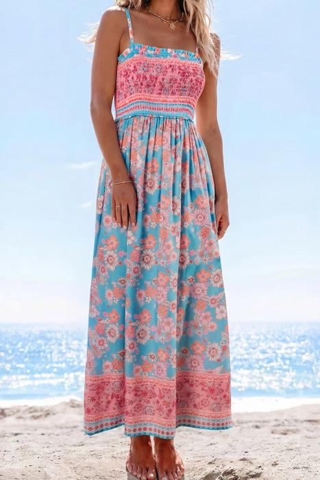 Summer Bohemian Strap Maxi Dress | S-XL