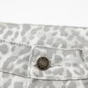  High Waisted Leopard Wide Leg Jeans