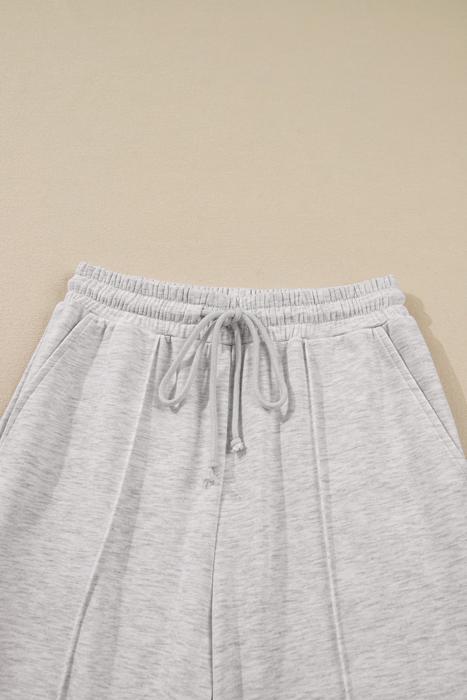 Polo V-Neck Pullover & Drawstring Pants Set | S-XL