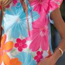  Floral Daydream Sleeveless Blouse | S-XL