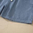  Striped Drawstring Elastic Waist Denim Shorts | S-XL