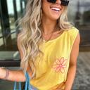  Floral Graphic Sleeveless Tank | S-XL