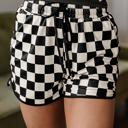  Checkered Elastic Waist Casual Shorts | S-XL