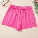  Mineral Washed Elastic Waist Shorts | S-XL