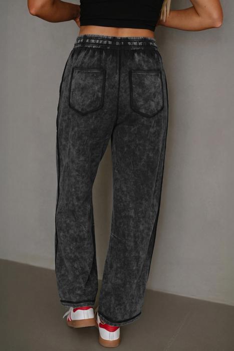 Raw Seam Drawstring Casual Barrel Pants | S-XL