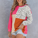  Color Block & Patchwork Ribbed Top | S-2XL
