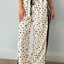  Leopard Side Stripe Drawstring Pants | S-XL