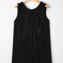  Corduroy Patched Pocket Mini Dress | S-XL