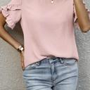  Ruffle Charm Short Sleeve Blouse | S-XL