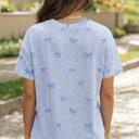  Heart Bow Print Loose Short Set | S-XL