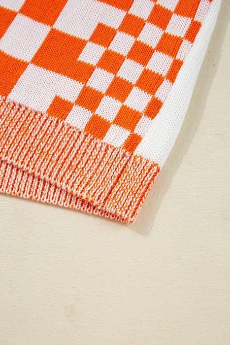 Urban Check Open-Front Cardigan | S-XL