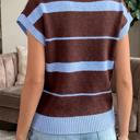  Classic Striped Short Sleeve Knit Top | S-XL